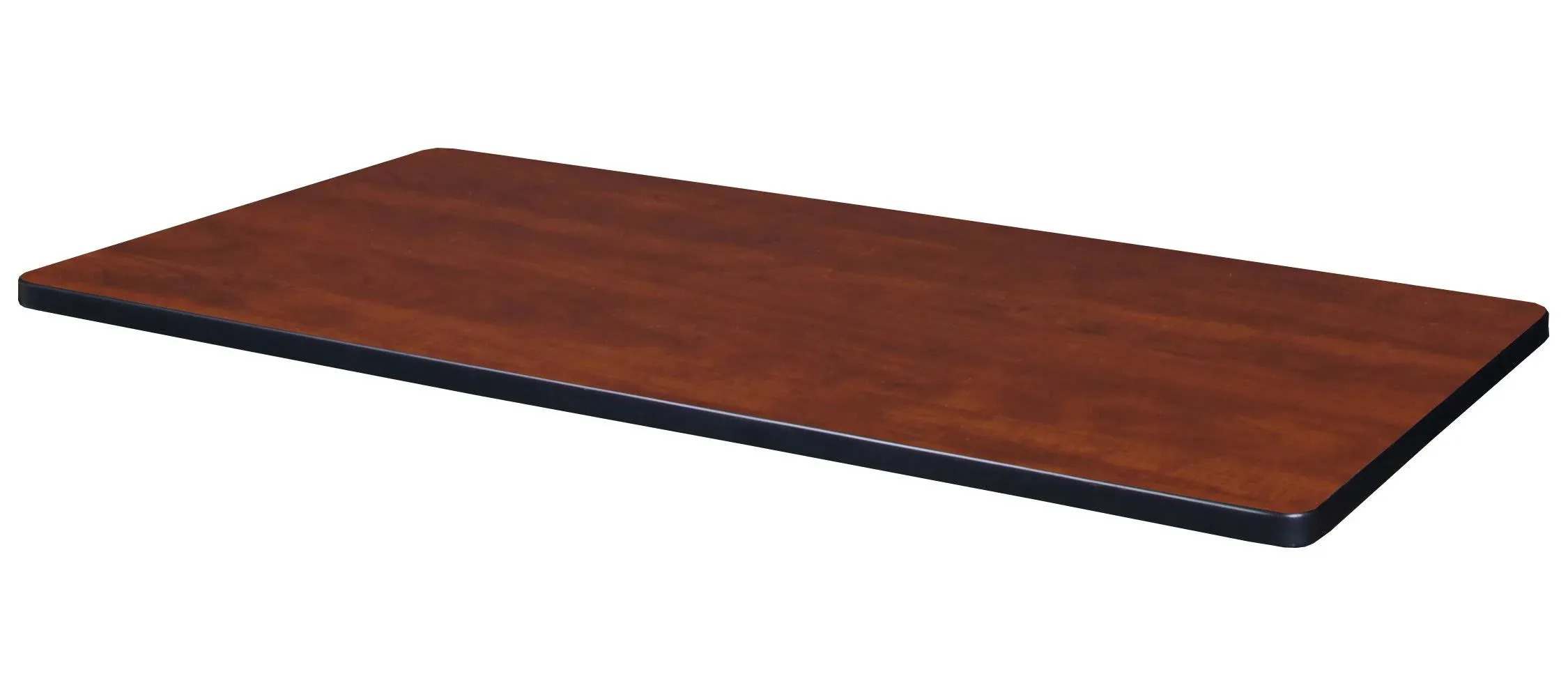 42" x 24" Rectangle Laminate Table Top- Cherry/Maple