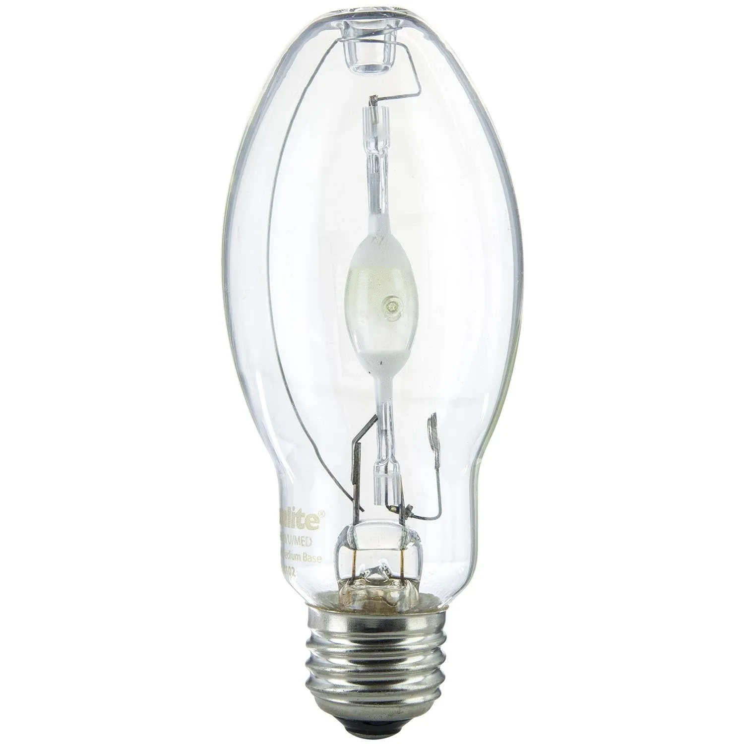 Sunlite 150 Watt Metal Halide, Pulse Start, Medium Base, Uncoated - 1 - Bulb Center