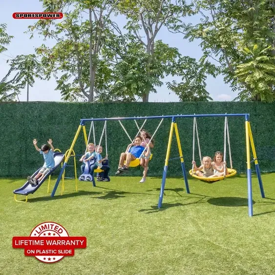 Sportspower Super Star Swing & Slide Set