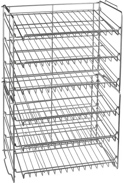 Kitchen Organizer Double Can Rack Food Storage Pantry Stackable Beer Soda Soup