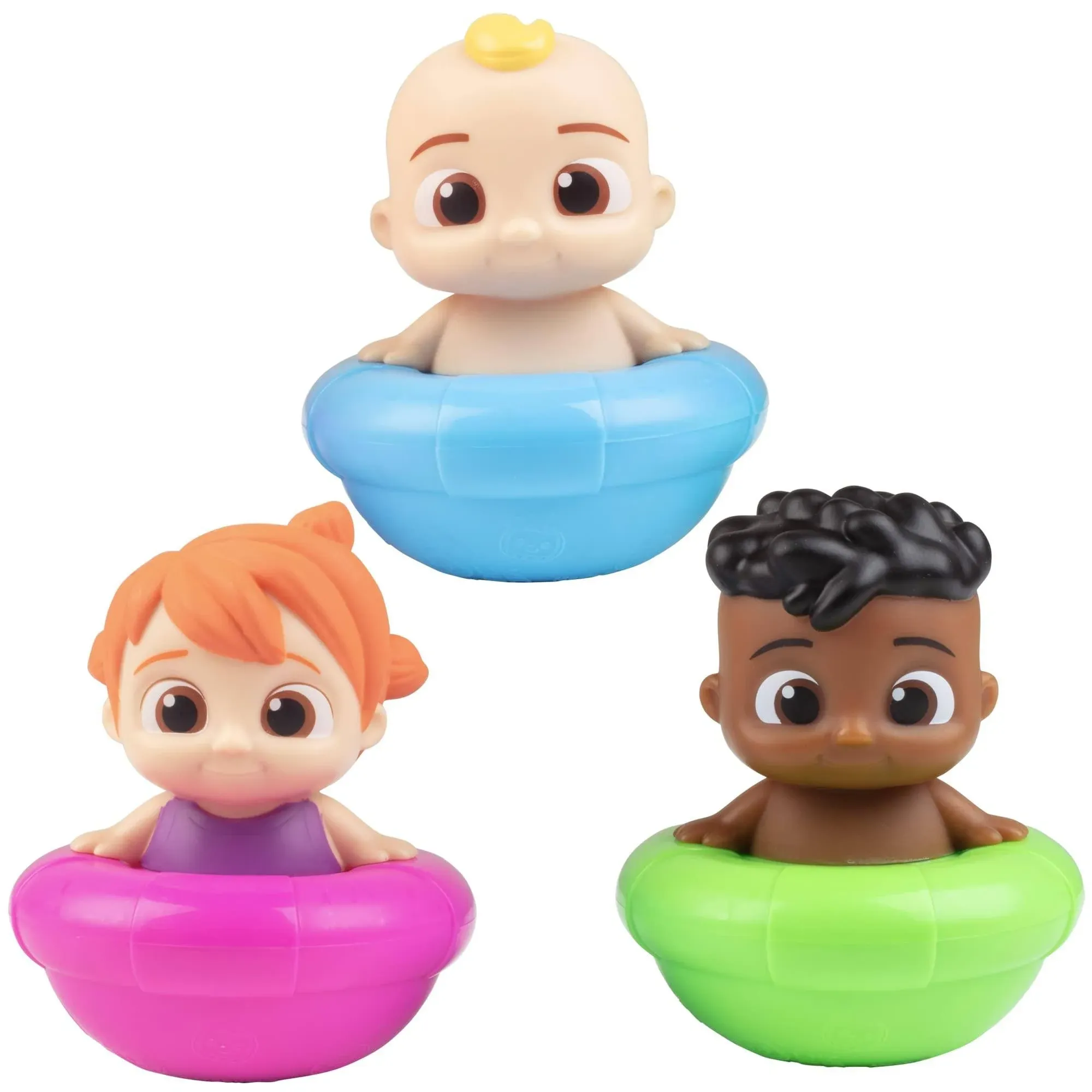 Cocomelon Bath & Pool Toys, 3 Piece Set - JJ, Cody and Yoyo Floating Bobble Figures - Water Toys Gift for Toddlers & Kids - Ages 18+ Months, Other