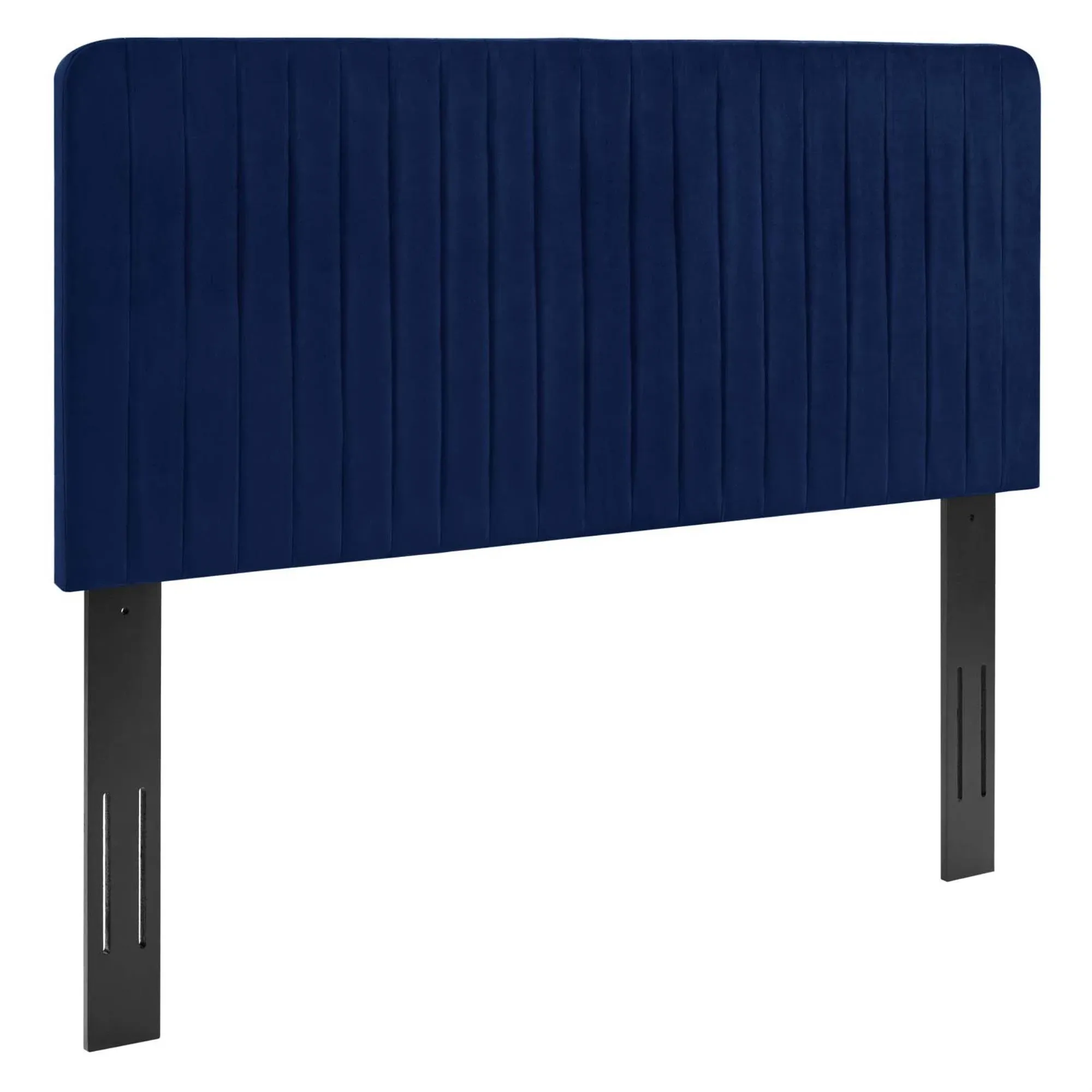 Luxurious  Performance Velvet Full/Queen Headboard - Stain-Resistant, Channel Tu - Contemporary - Headboards - by VirVentures | Houzz