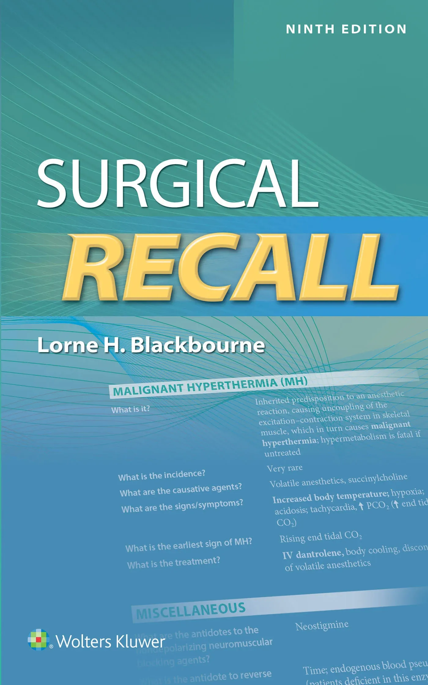 SURGICAL RECALL 9E (INT ED) PB