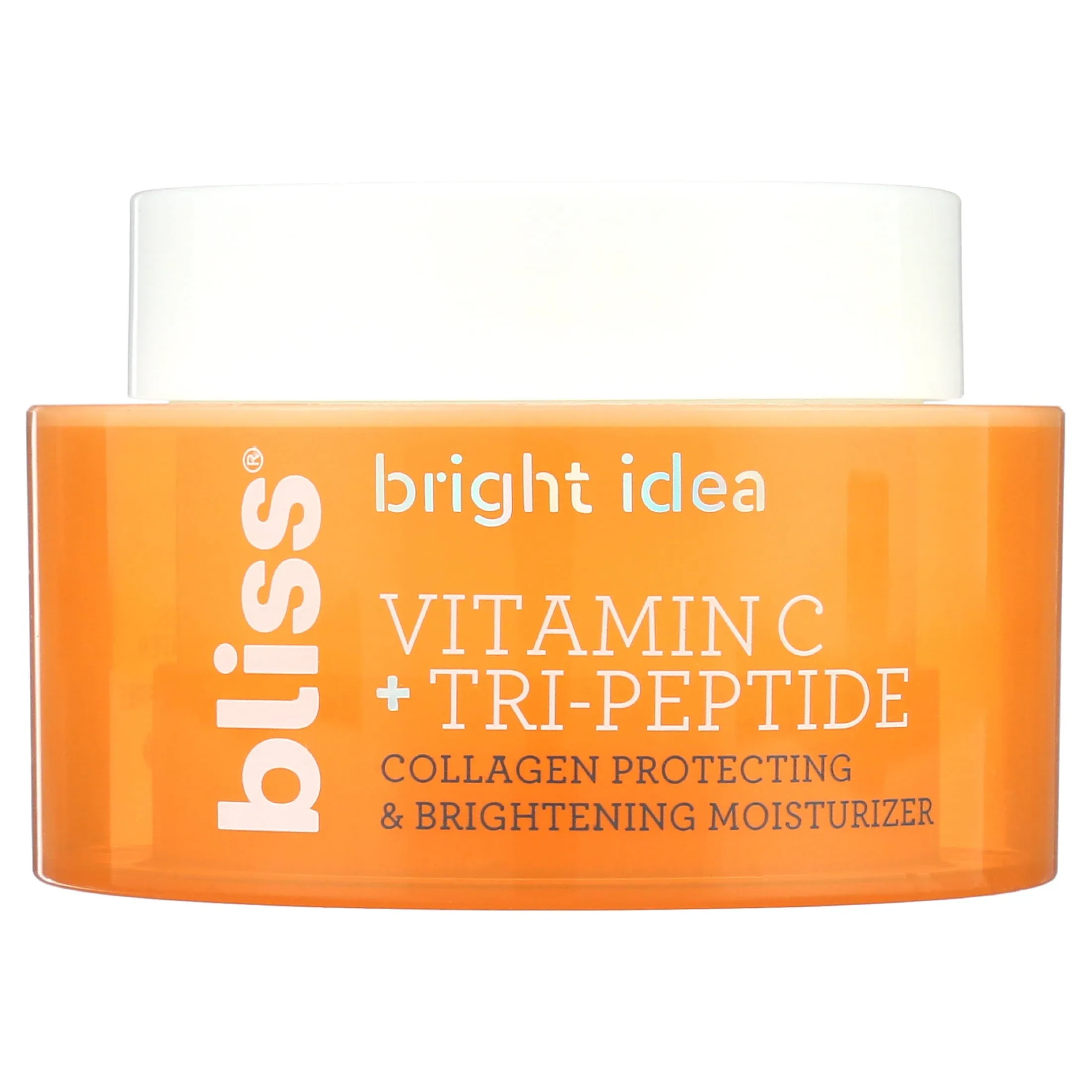 Bliss Tri-Peptide Brightening Moisturizer | Vitamin C & Squalane | Hydrating Anti-Aging Face Cream for Radiant Skin | Clean Vegan & Cruelty Free 1.7 fl oz