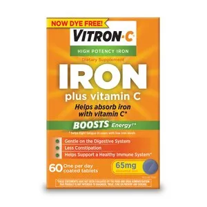 Vitron-c Iron Supplement 60 Count