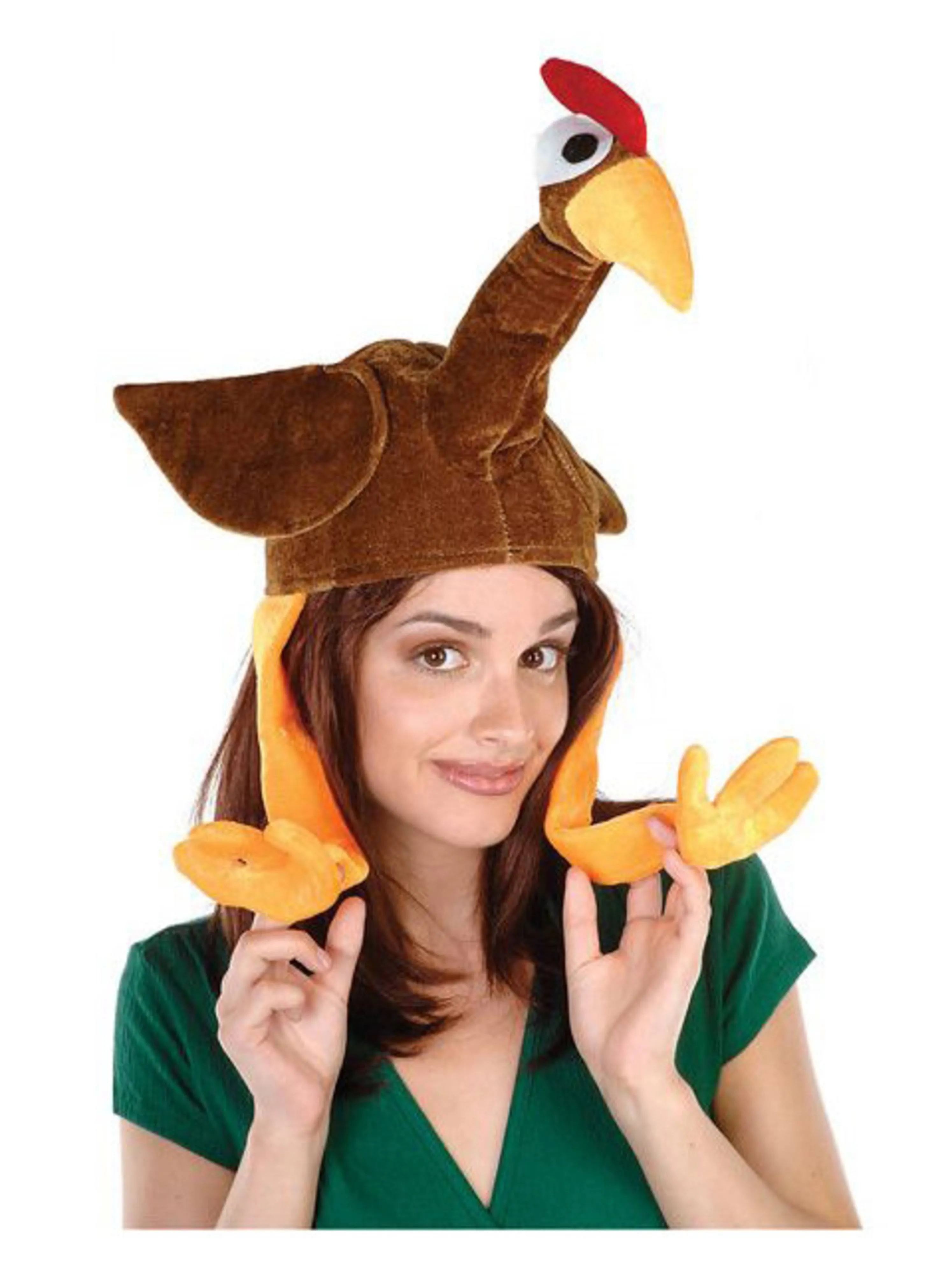 Beistle Plush Gobbler Turkey Hat