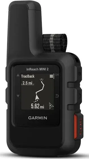 Garmin - inReach Mini 2 Compact Satellite Communicator 1.3" GPS with Built-In Bluetooth - Flame Red