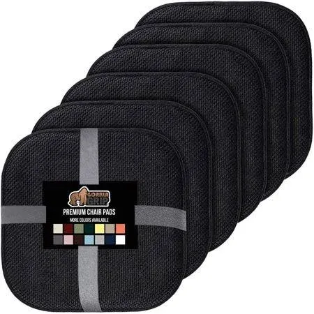 Gorilla Grip Memory Foam Chair Cushions, Comfortable Pads for Dining Room ...