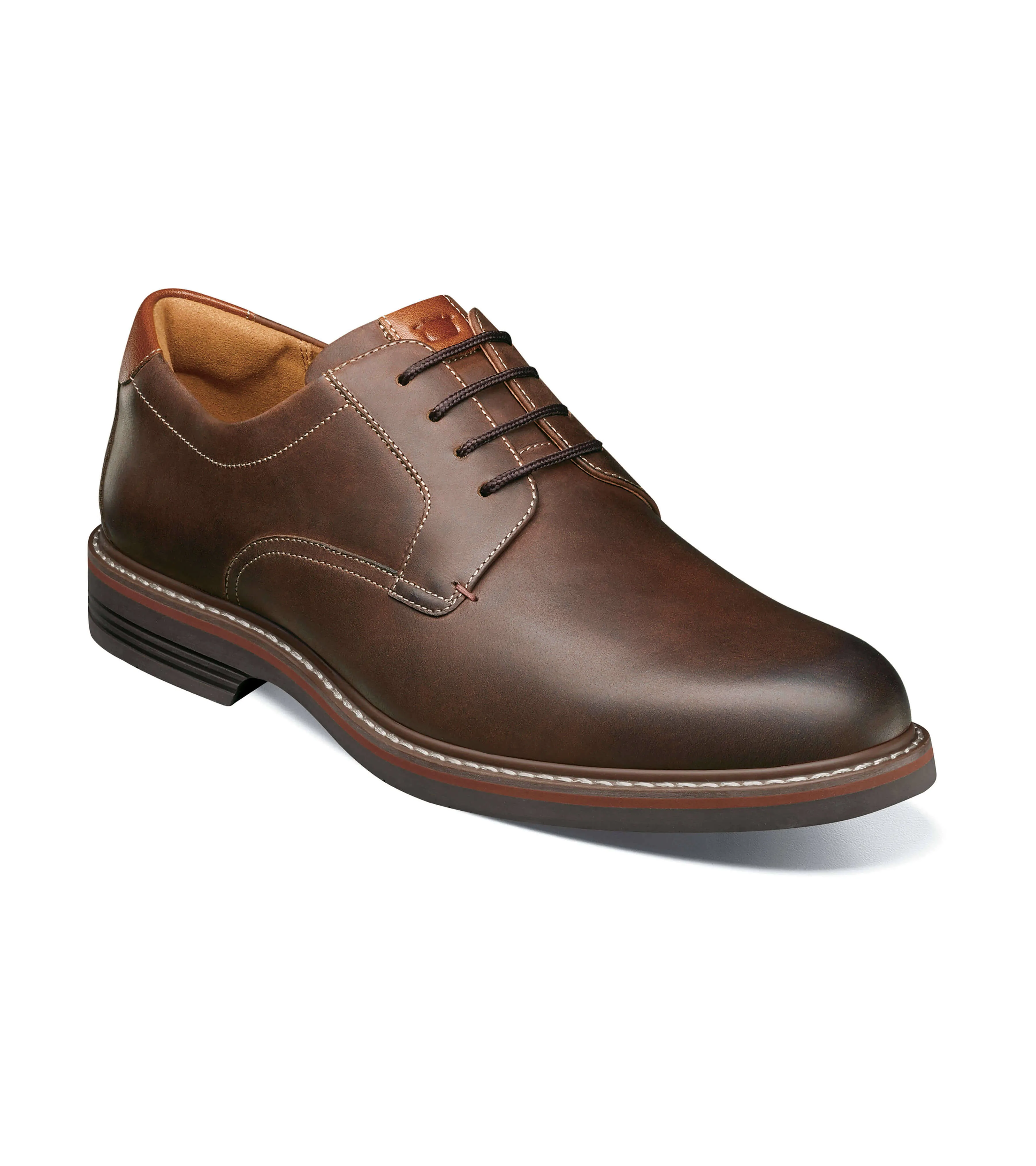 Florsheim Norwalk Plain Toe Oxford 8.5 Men's Cognac