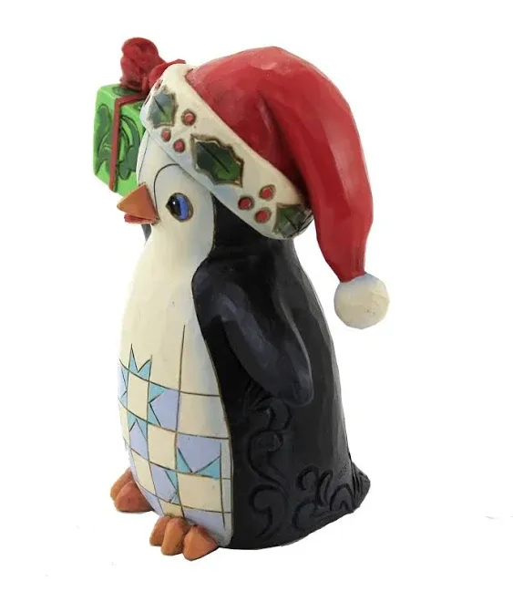 Jim Shore Christmas Penguin Pint Sized Figurine 6009007