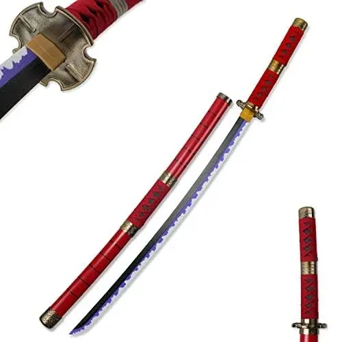 Forgemith Bamboo Anime Cosplay Swords：<wbr/>Roronoa Zoro/Kitetsu/Y<wbr/>ama Enma/Traf