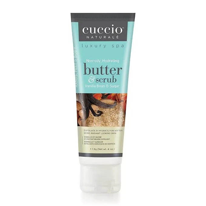 Butter and Scrub - White Limetta and Aloe Vera by Cuccio Naturale for Unisex - 4 oz Scrub