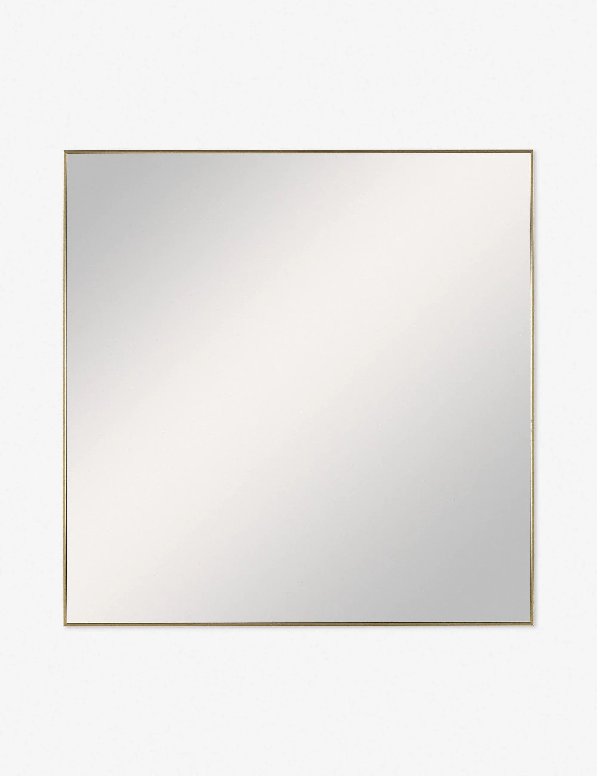 Alexo - 28 Inch Modern Square Mirror Gold