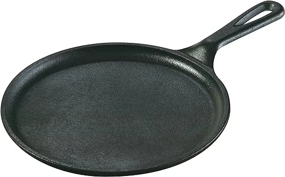 Lodge L6OG3 8.38" Cast Iron Round Griddle