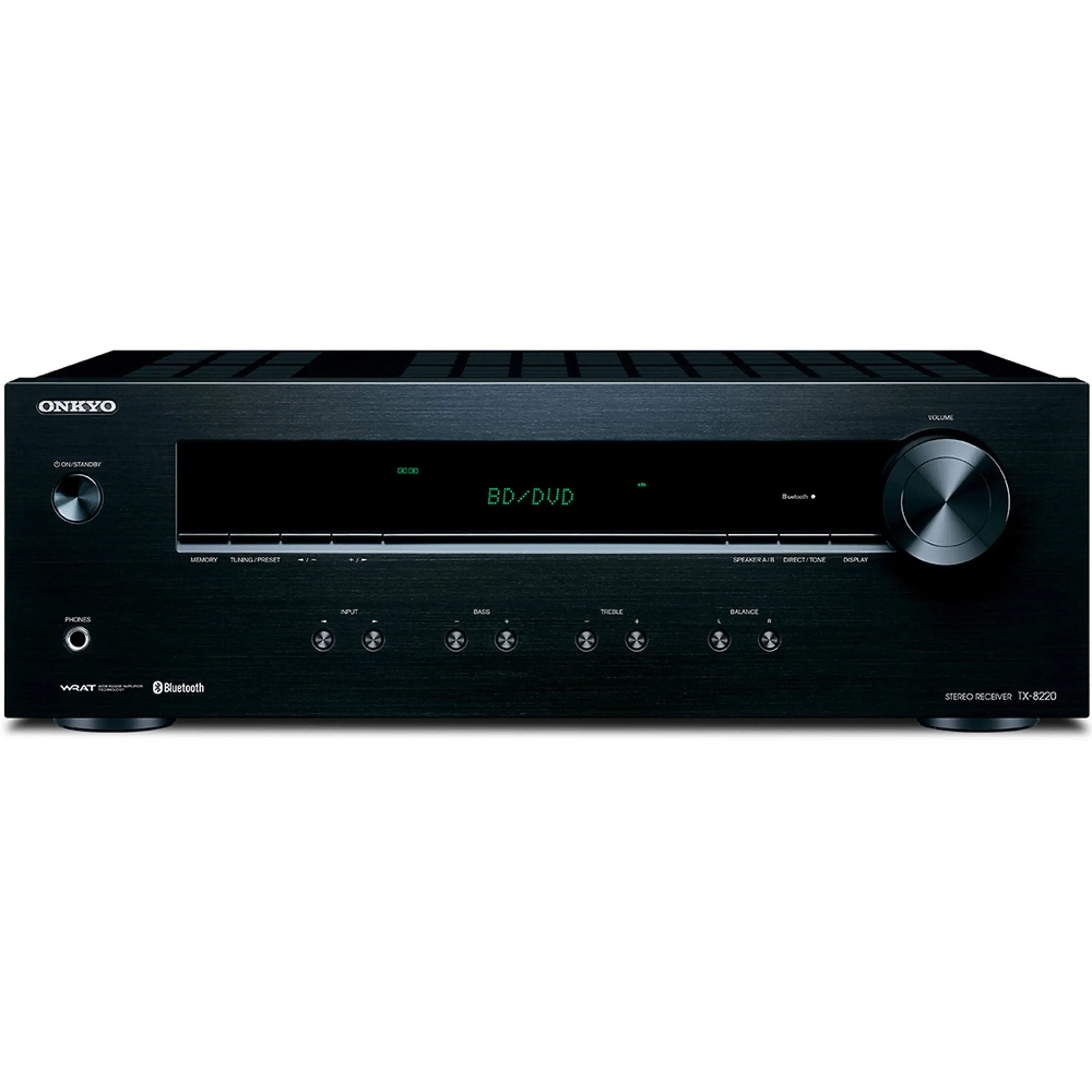 Onkyo TX-8220 2 Home Audio Channel Stereo Receiver with Bluetooth,black