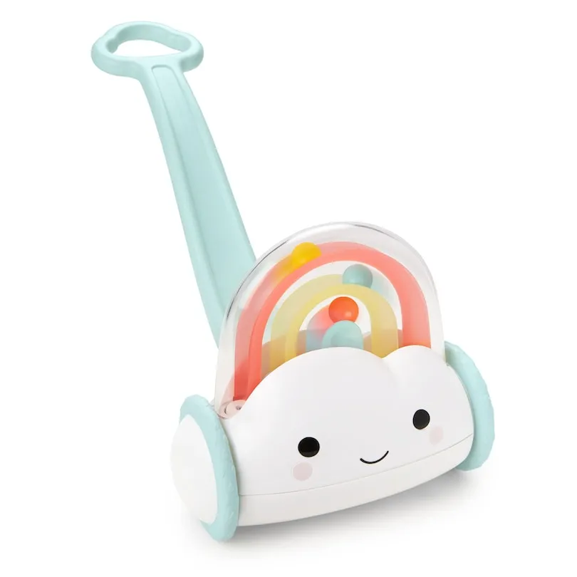 Silver Lining Cloud Rainbow Push Toy