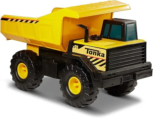 Tonka Classic Steel Mighty Dump Truck Vehicle, Single, Standard Packaging