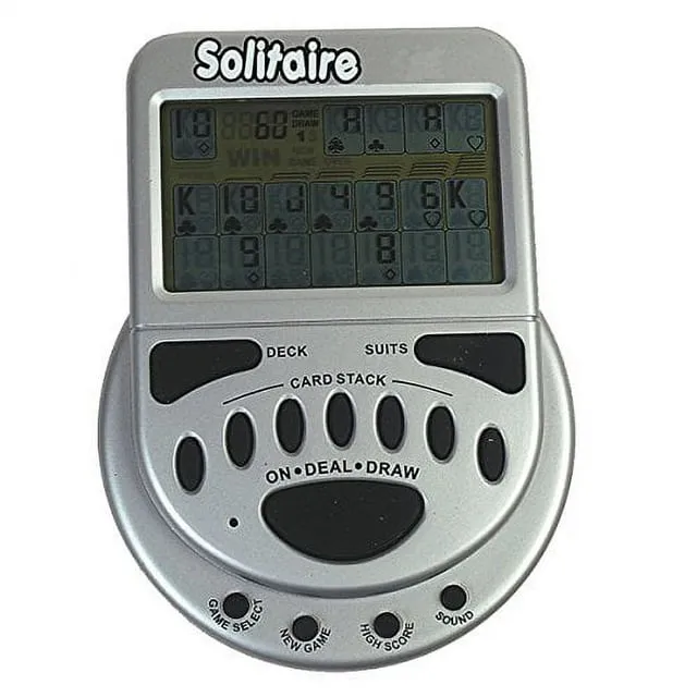 New Sealed Big Mega Screen Solitaire 77803 Classic Electronic Handheld Game