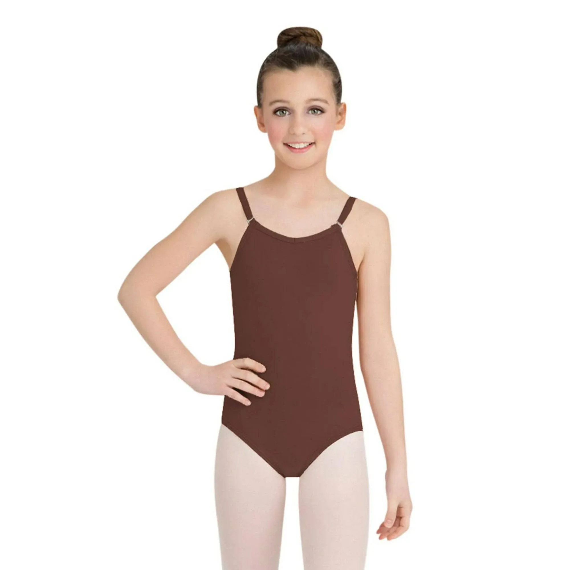 Capezio Camisole Leotard Adjustable Straps Girls