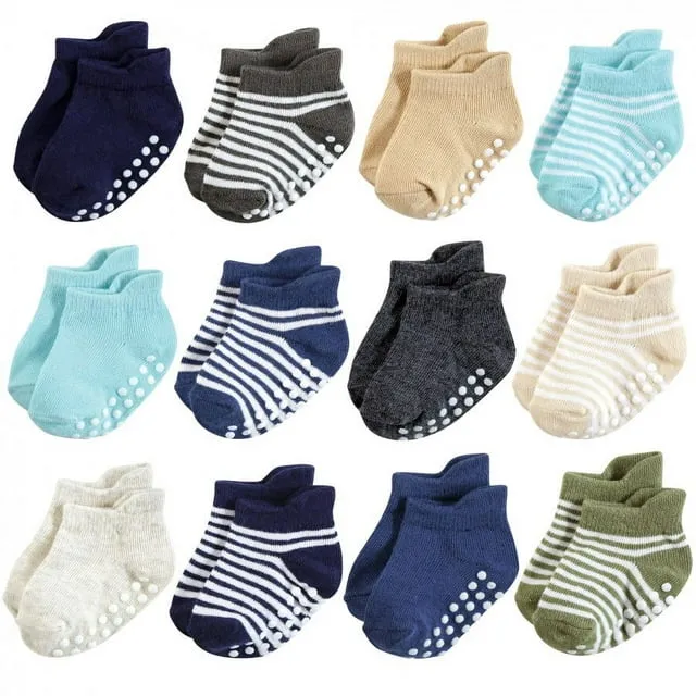 Hudson Baby Baby Non-Skid No-Show Socks