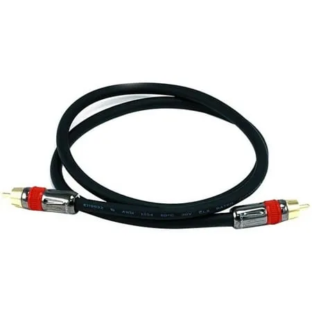 Monoprice 2681 3ft High-Quality Coaxial Audio & Video RCA CL2 Rated Cable