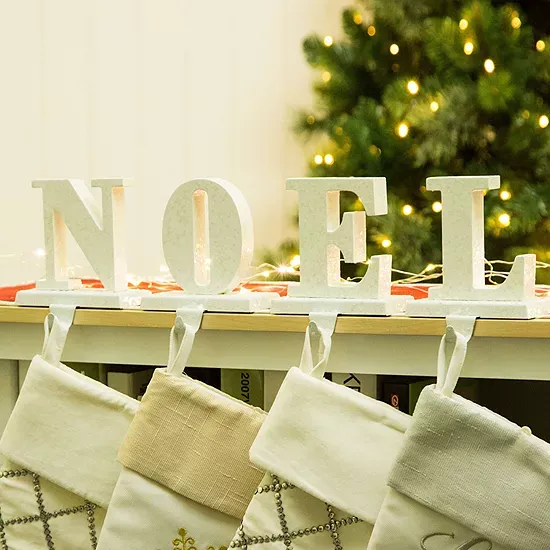 Glitzhome Noel Stocking Holder