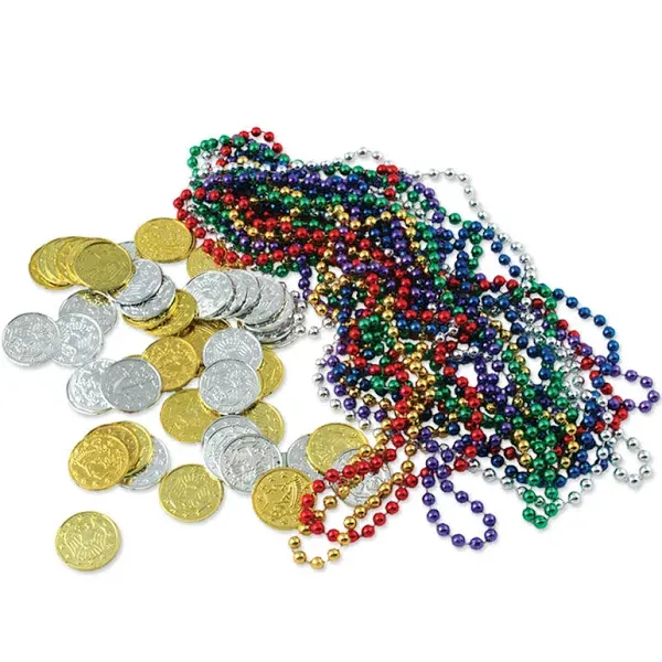 Treasure Loot Pack - 50 Coins, 12 Beads