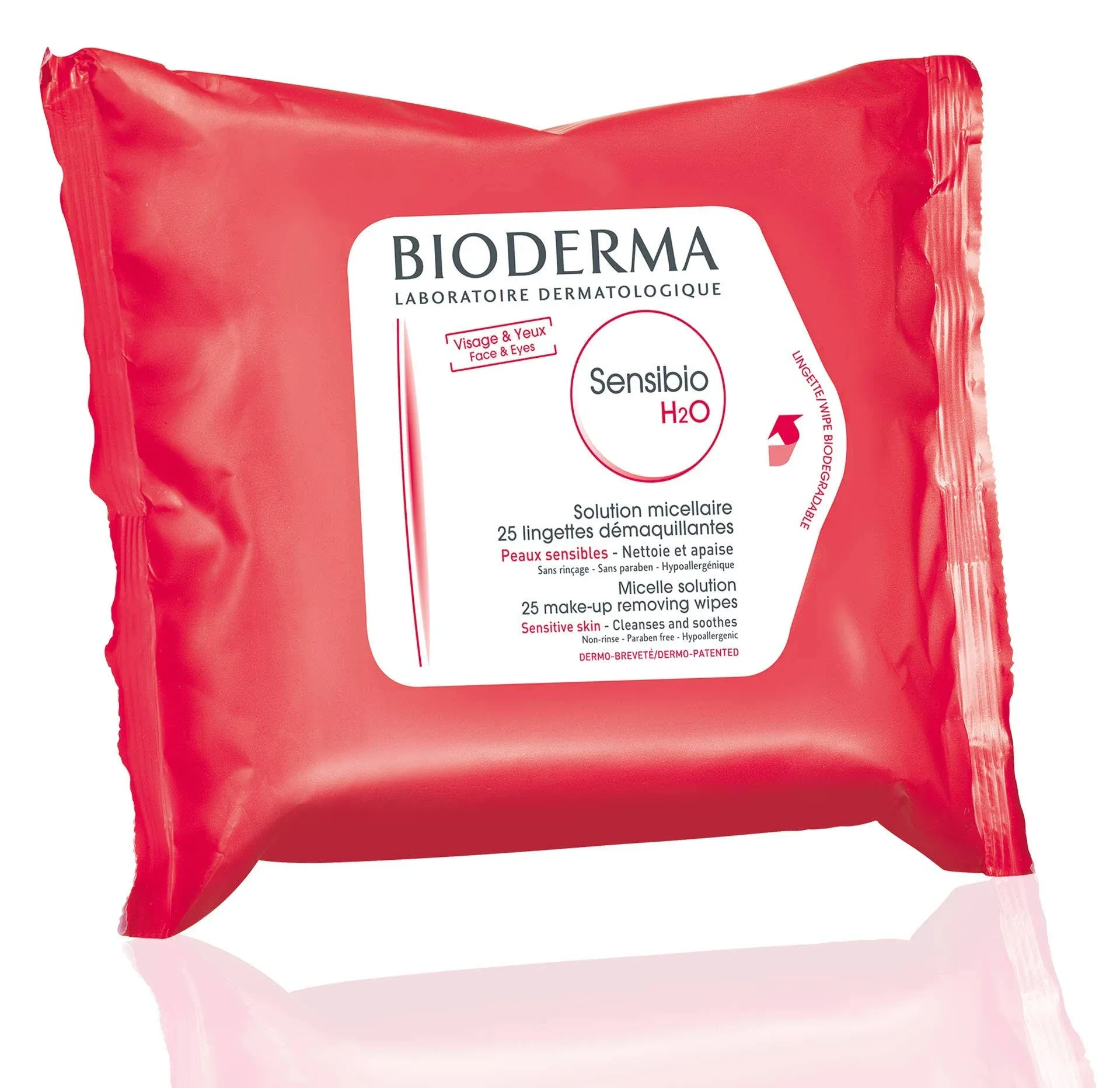 Bioderma Sensibio H2O Micellar Wipes (25 Count)