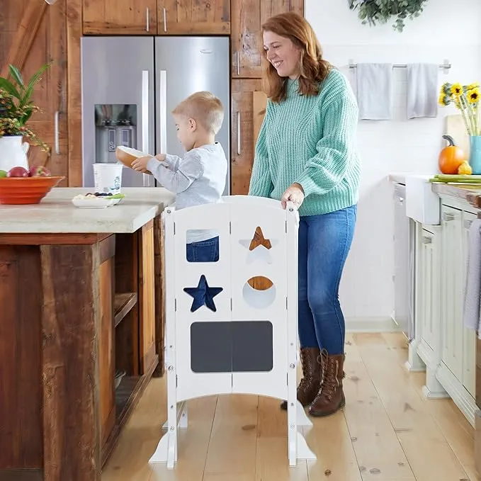 Guidecraft Classic Kitchen Helper Stool