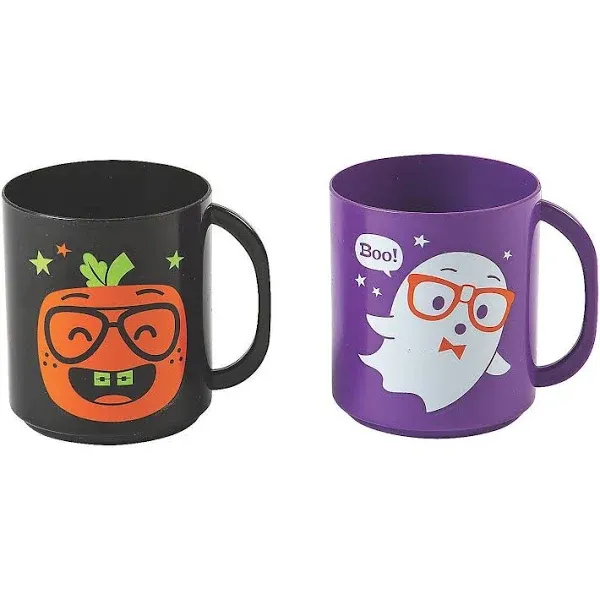 Oriental Trading Company Small Halloween Character Plastic Mugs