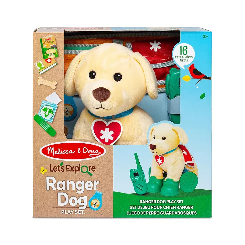 Melissa & Doug Let's Explore Ranger Dog Play Set