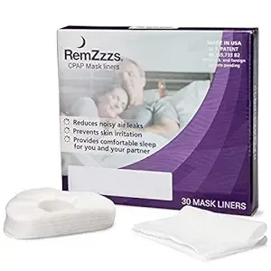 RemZzzs Nasal Cpap Mask Liners (K11-NM) - Reduce Noisy Air Leaks and Painful Blisters - Cpap Supplies and Accessories - Compatible with Resmed and Fisher PaykelRemZzzs Nasal Cpap Mask Liners (K11-NM) - Reduce N…