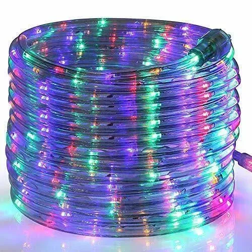 LED Rope Lights, 32.8ft 240 LED Christmas Tube String Lights, Connectable Ind...