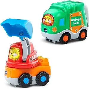 VTech Go! Go! Smart Wheels Garbage Truck and Excavator