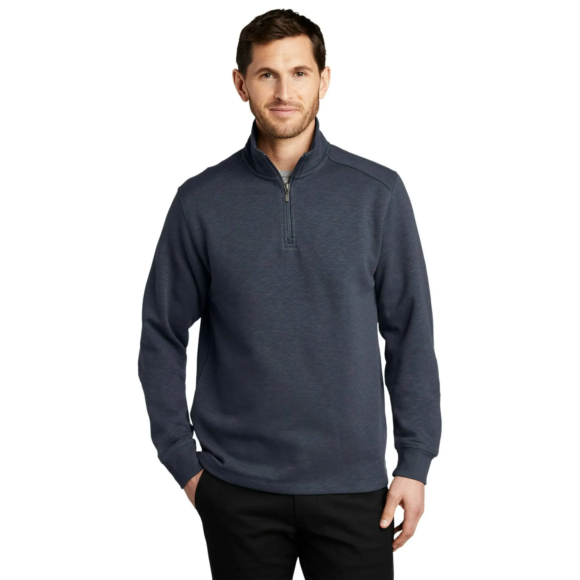 Port Authority Slub Fleece 1/4-Zip Pullover