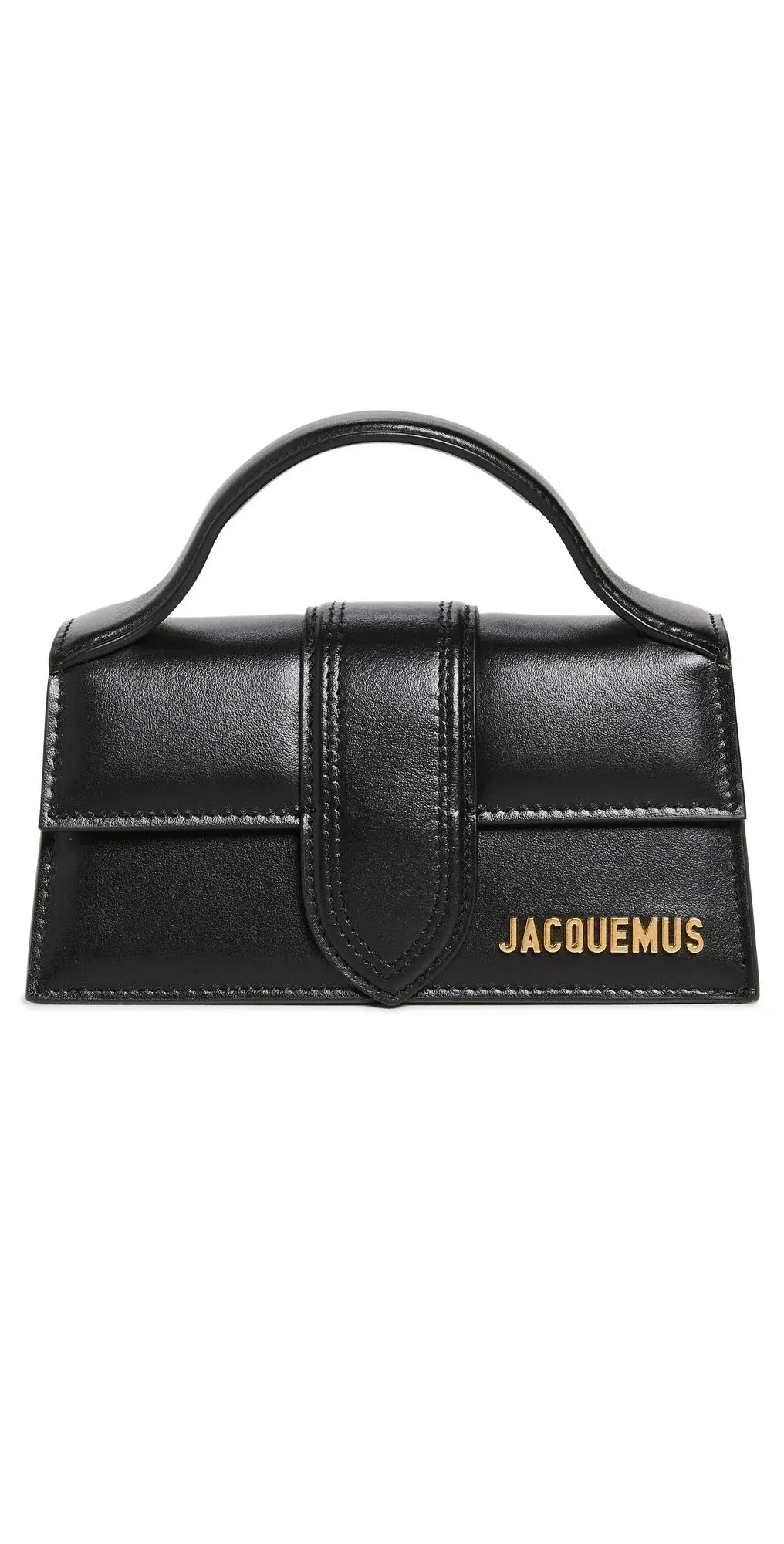 JACQUEMUS Le Bambino Leather Handbag with Removable Shoulder Strap