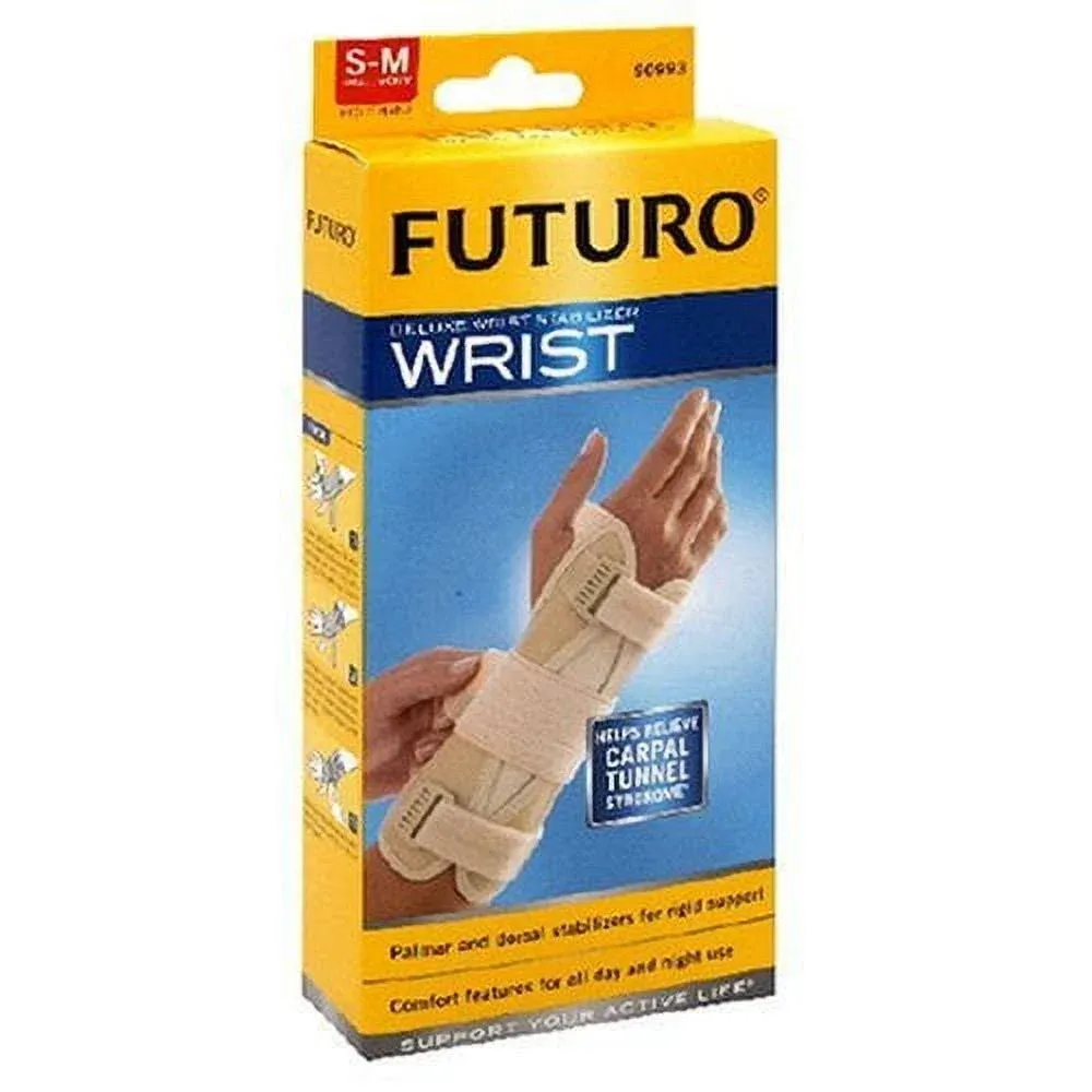 Futuro Deluxe Wrist Stabilizer, Left Hand, Small/Medium