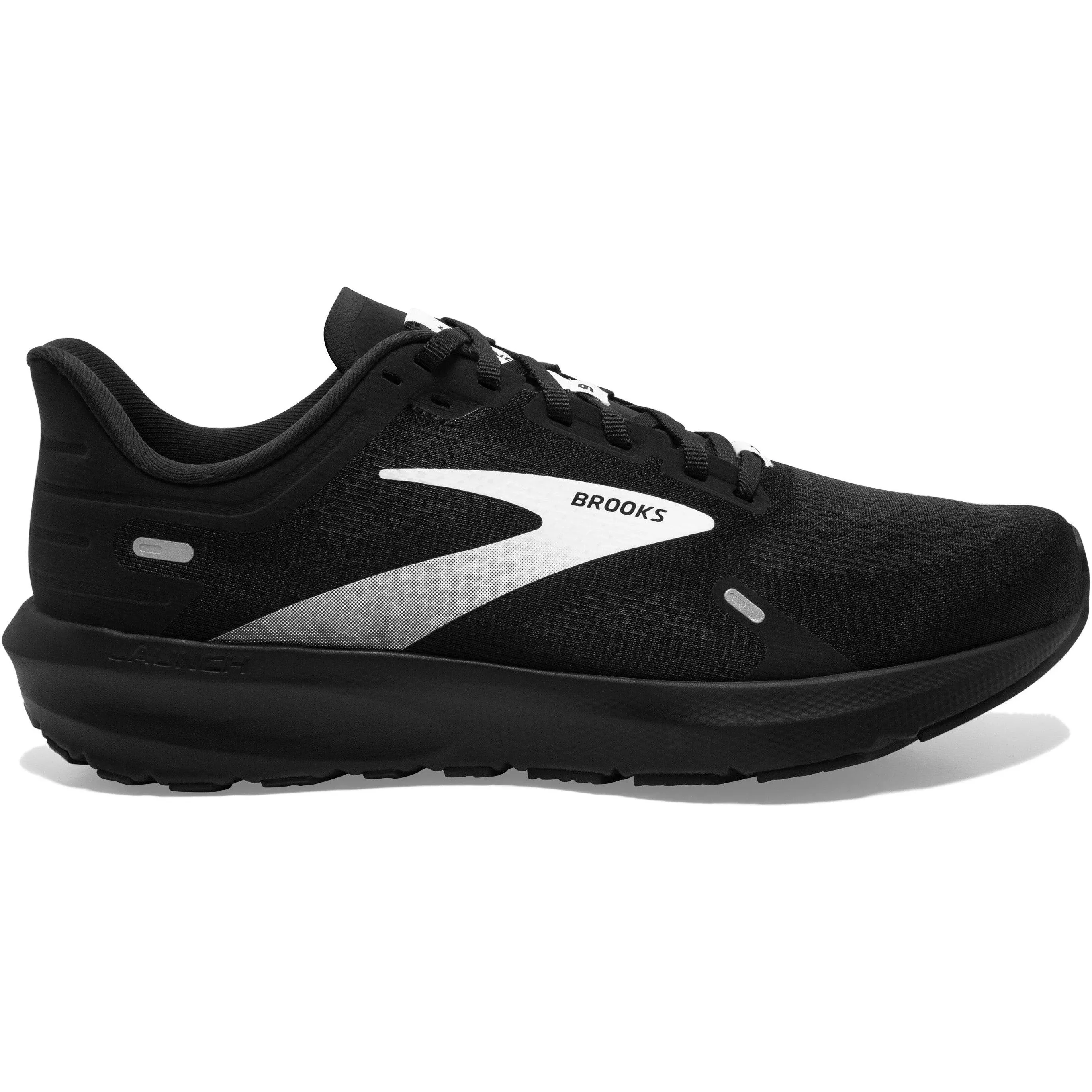 Men's Brooks Launch 9, Black/White, 10 D Medium