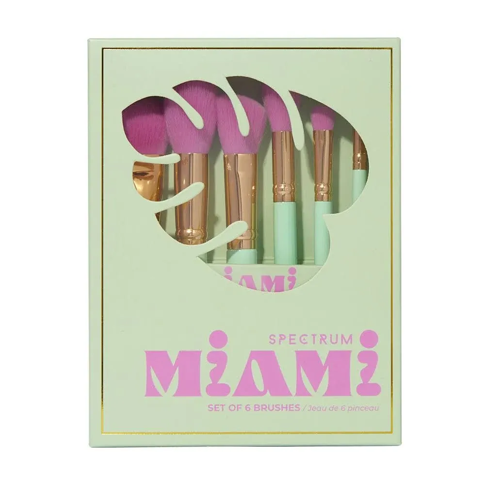 Spectrum Miami 6-Piece Makeup Brush Set