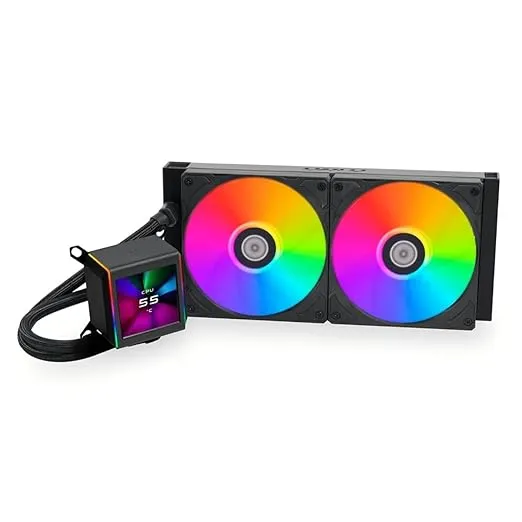 Lian Li Galahad II LCD 280 Black Liquid Cooler - GA2ALCD28B