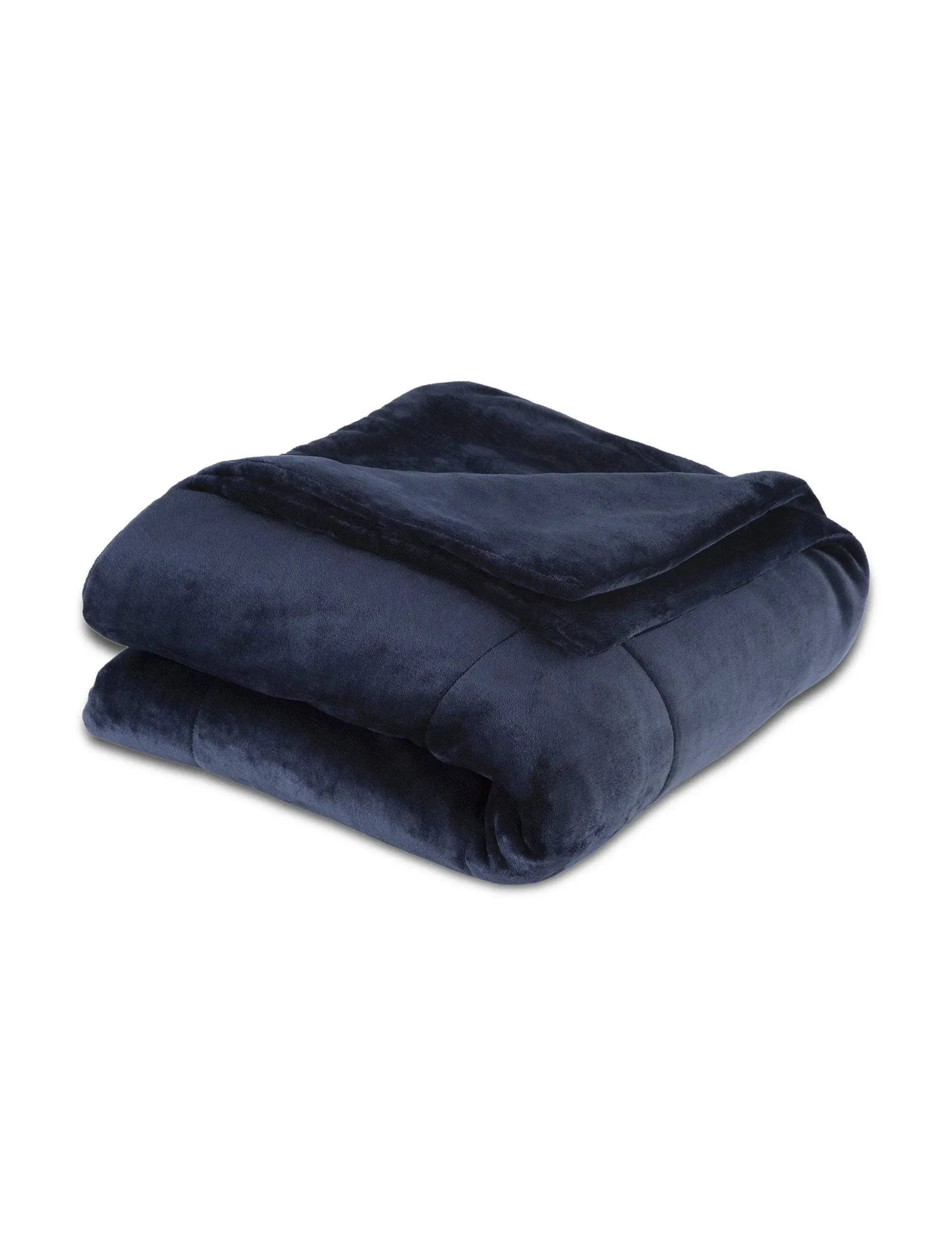 Vellux Luxury Plush Full/Queen Blanket - Midnight Blue