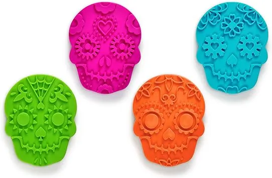 Genuine Fred SWEET SPIRITS Day of the Dead Cookie Cutter/Stampers, Set of 4