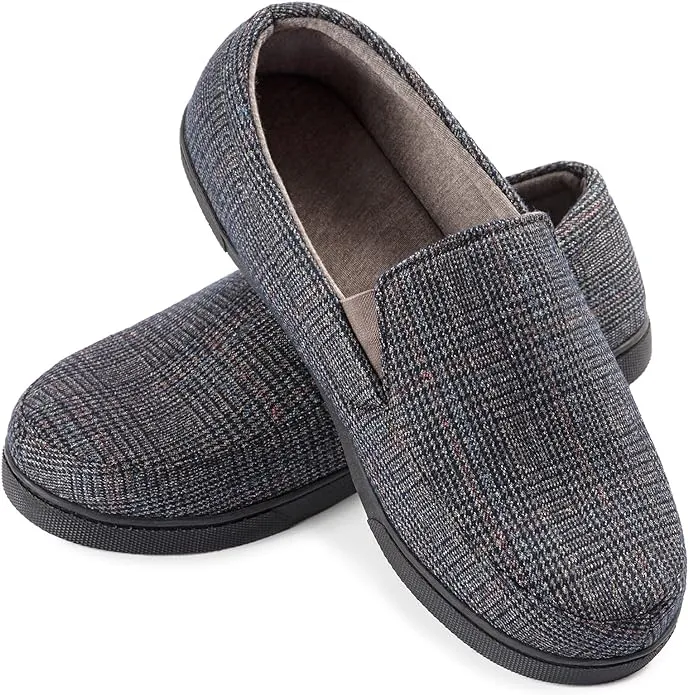 Zizor Men's Moccasin Slipper Cozy Lightweight House Shoes