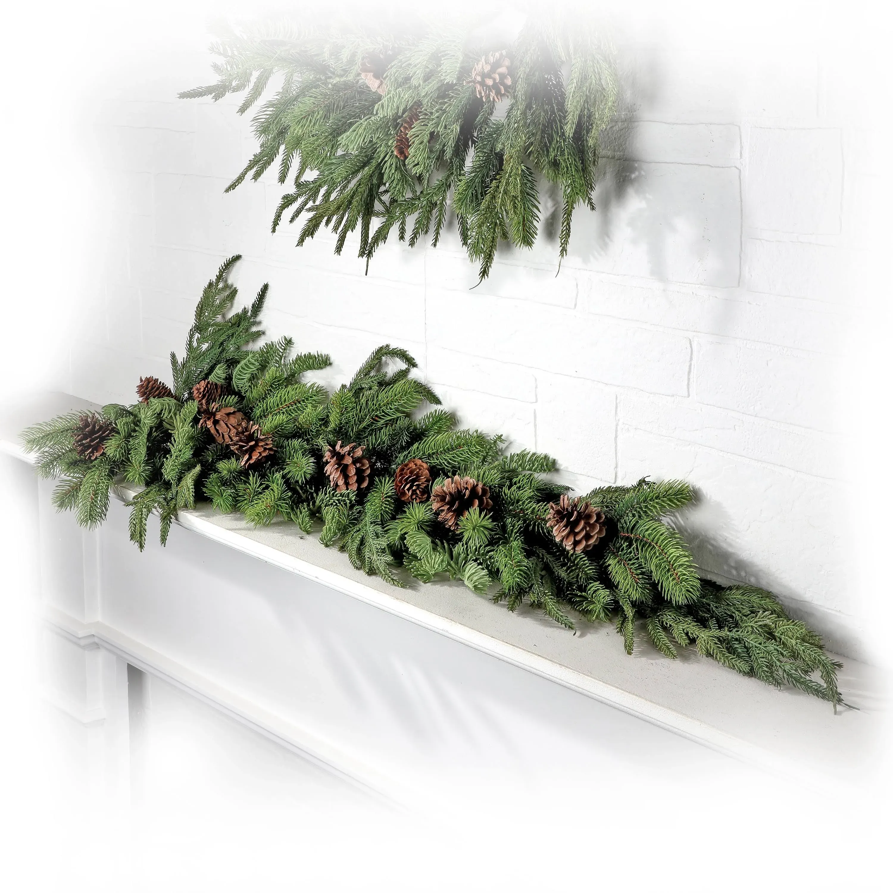 Regency International 48"Real Touch Norfolk/Spruce/Juniper Garland