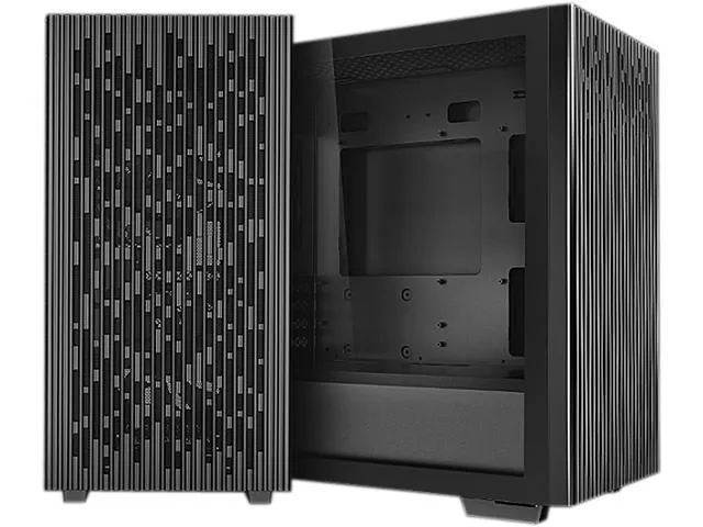 DEEPCOOL MATREXX 40 Mini-ITX/Micro-ATX Case, Mesh Top and Front, Tempered Glass Side Panel