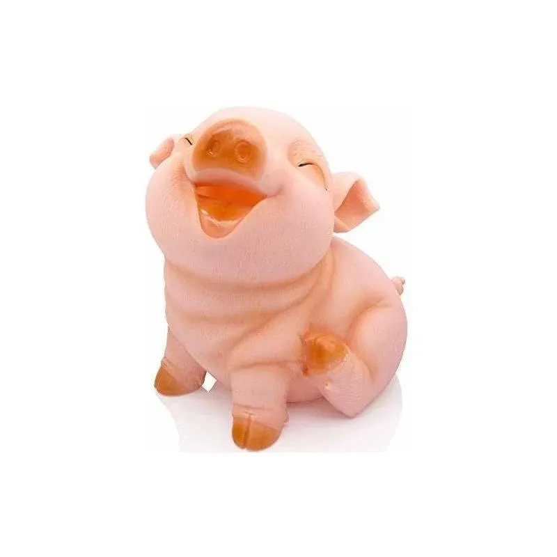 H&W Cute Pig Coin Money Bank, Shatterproof Piggy Bank, Creative Money Bank, Can