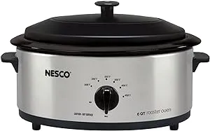 Nesco 6-Quart Roaster | Stainless Steel