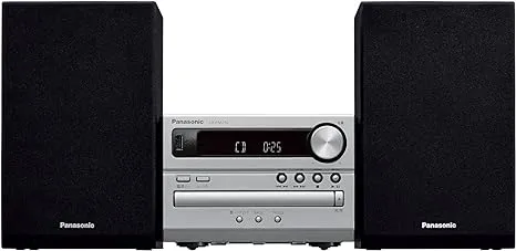 Panasonic SC-PM250 | Mini-chaîne - Bluetooth - Lecteur CD - Radio FM - USB -20 W - Argent