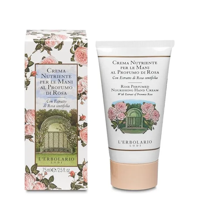 L'Erbolario Rose Nourishing Hand Cream 75ml/2.5oz