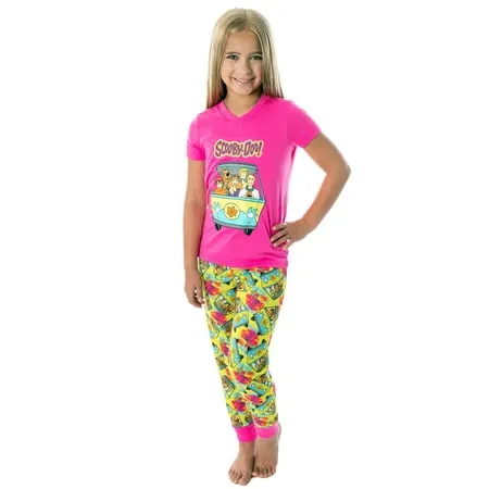 INTIMO Scooby Doo Girls' Mystery Machine Pajama Set